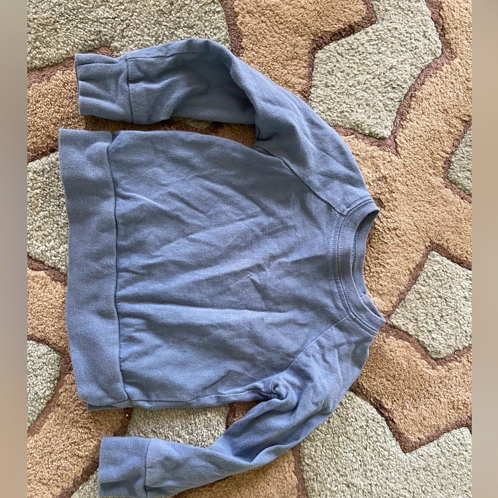 Blue mini mioche crew neck 3-6 months